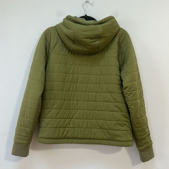 lululemon dynamic movement puffer hoodie‎ bronze green size 10 - Picture 9 of 10